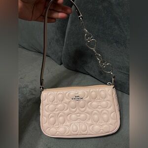 Coach Pink Quilted Crossbody Bag